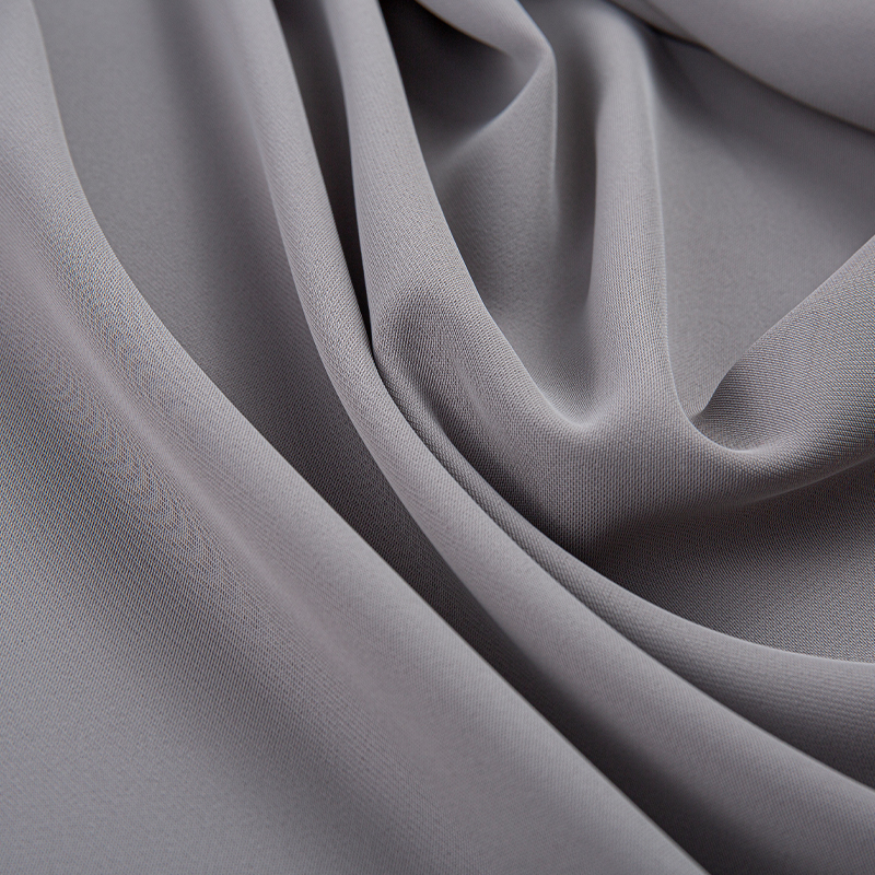 260gms grey matte texture breathable four way stretch spandex fabric for sportswear, casual fashion