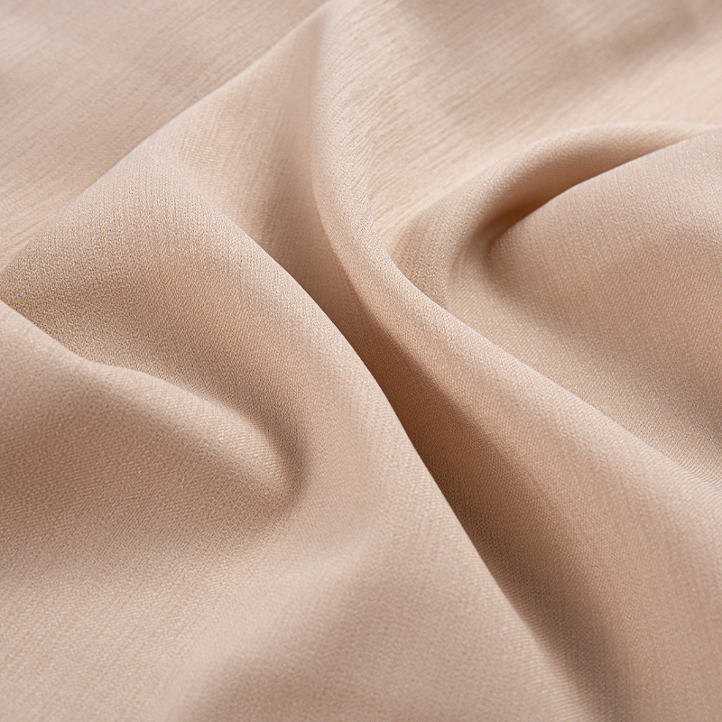 DS586 Sileä ja hengittävä Doris 3/1 twill polyesteri vaaleanpunainen kangas