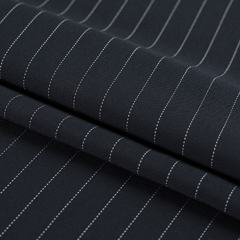 DS52(HY129) 236GSM 99%P 1% Rayon CEY Rayon Stripe CEY-kankaat